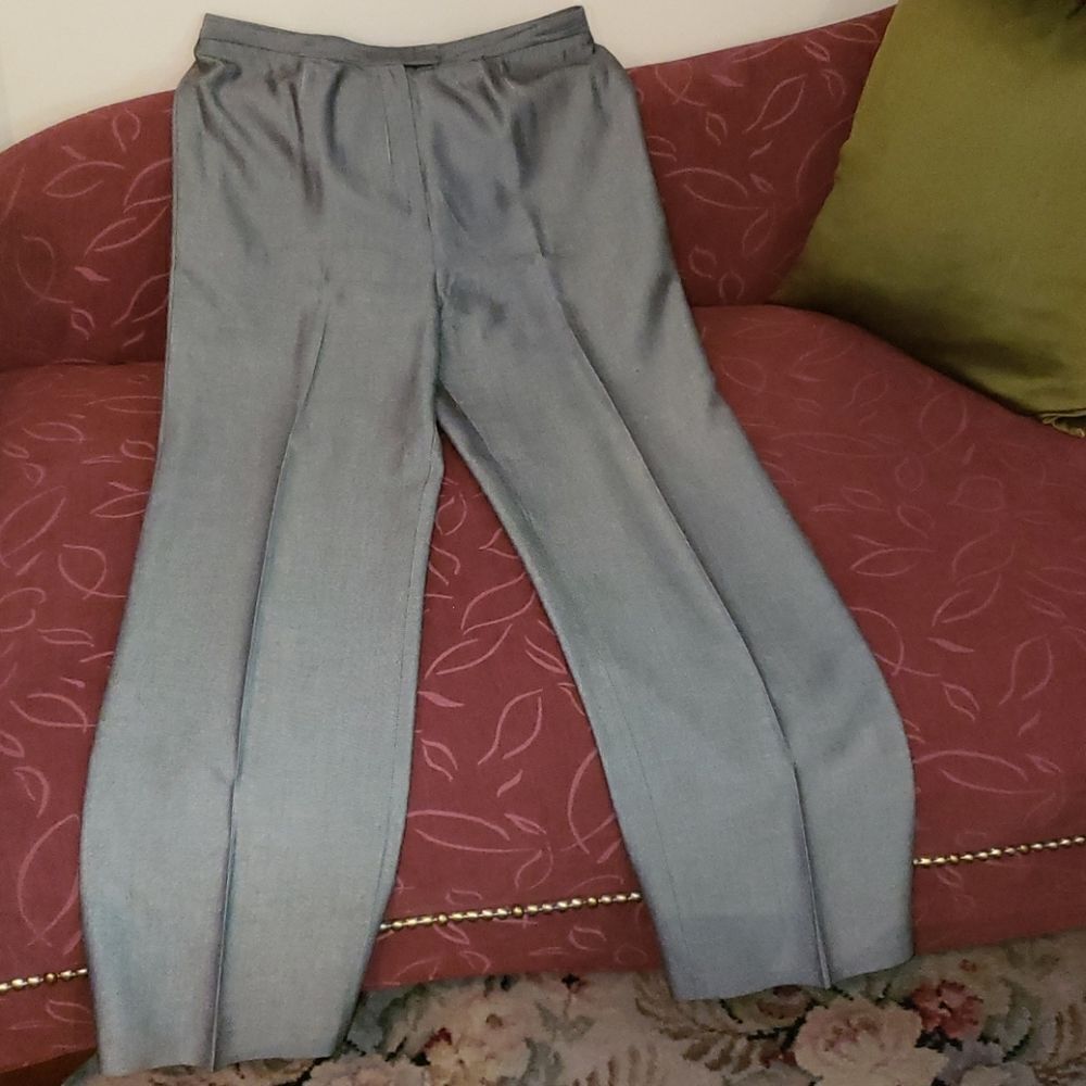 Annex Casual Corner Gray Rayon Dress Pants